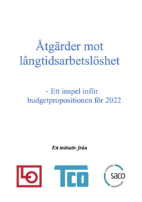 Åtgärder mot långtidsarbetslöshet  - Ett inspel inför budgetpropositionen för 2022