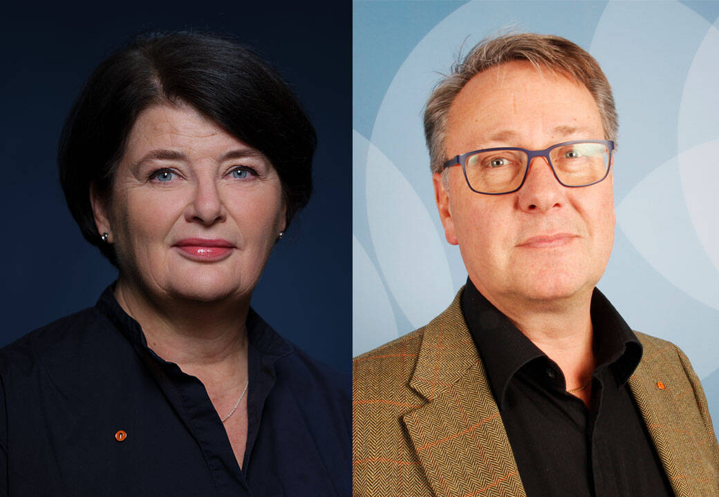 Porträtt, Heike Erkers och Lars Holmblad
